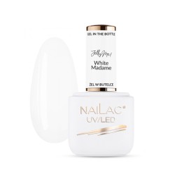 NaiLac Żel W Butelce JellyME! 7ml White Madame