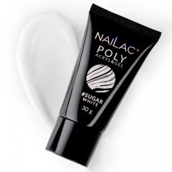 NaiLac Akrylożel Poly Acryl&Gel Sugar White 30g