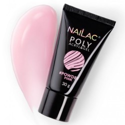 NaiLac Akrylożel Poly Acryl&Gel Powder Pink 30g