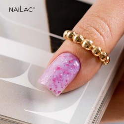 NaiLac Baza Kauczukowa Glammy Base Purple 7ml