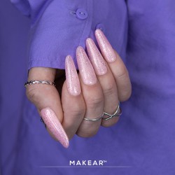 Makear Żel Budujący Gel&Go GG22 Glitter Pink 15 ml