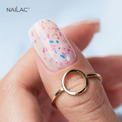 NaiLac Baza Kauczukowa Glammy Base Milk&Confetti 7ml