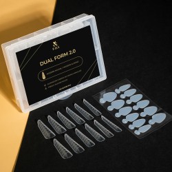F.O.X. Dual Form 2.0 120 Sztuk + Silikonowe Szablony Modern Almond