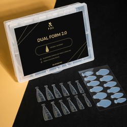 F.O.X. Dual Form 2.0 120 Sztuk + Silikonowe Szablony Almond