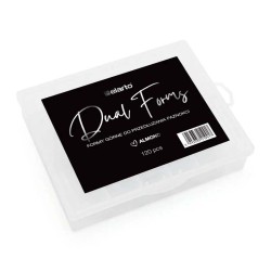 Formy Górne Dual Form Almond Clear Do Przedłużania Paznokci