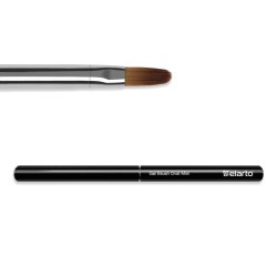 Pędzel Do Żelu Z Metalową Rączką Gel Brush Oval ELARTO Pędzelek