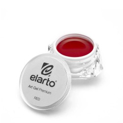 Żel Do Zdobień Paznokci Art Gel Premium Red 5g ELARTO