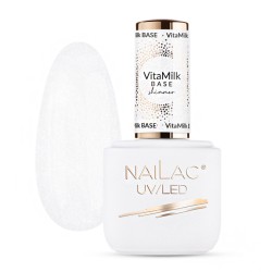 Nailac Baza Hybrydowa VitaMilk Shimmer 7ml