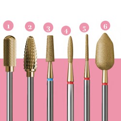 IQ Nails Zestaw Frezów Quick & Easy By Marcela