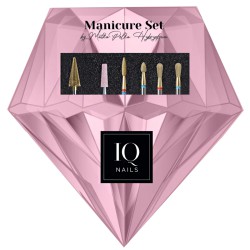 IQ Nails Zestaw Frezów Do Manicure Matka Polka Hybrydowa