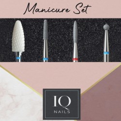 IQ Nails Zestaw Frezów Na Dobry Start Mani 9