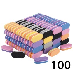Polerka Prosta Mini Blok Polerski Do Paznokci 100 Sztuk