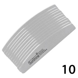 Polerka Sunshine Łódka Półksiężyc 180/240 Pilnik Szary 10 Sztuk