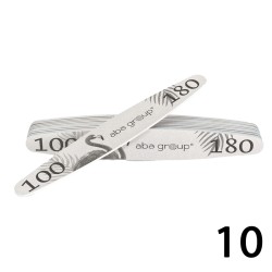 Aba Group Pilnik do Paznokci SLIM Elipsa 100/180 Pakiet 10 Sztuk