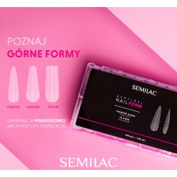 Semilac Acrylgel Nail Form 120szt Pointed
