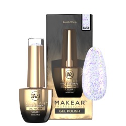 Makear Lakier Hybrydowy 623 Joy Brokatowy 8 ml