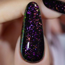 Saute Nails Top Hybrydowy No Wipe Holo Flakes 8ml
