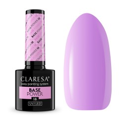 Claresa Baza Hybrydowa Base Power Liliowa 18 5g