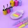 DNKa Top Hybrydowy do paznokci bez warstwy lepkiej Z Cekinami No Wipe Bubble 12ml