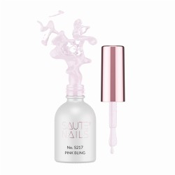 Saute Nails Lakier Hybrydowy 8ml S217 Pink Bling