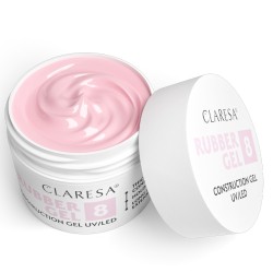 Claresa Rubber Gel 08 Żel Budujący różowy  45g