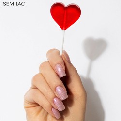Semilac Lakier Hybrydowy 390 Spark of Bare Love 7ml