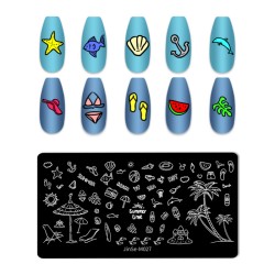 Blaszka Prostokąt Rozmiar S JinSe-M027