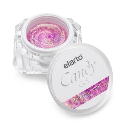 Elarto Żel Budujący Brokatowy Candy Magic 15g Pink