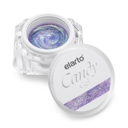 Elarto Żel Budujący Brokatowy Candy Magic 15g Violet