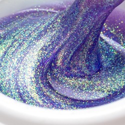 Elarto Żel Budujący Brokatowy Candy Magic 15g Violet