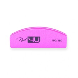 NAIL4U Blok Polerski Candy Pink 100/180 Łódka