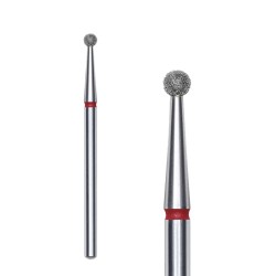 Staleks Frez Diamentowy Kulka Czerwona FA01R025