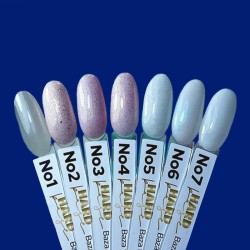 Yoshi Hard Base UV Hybrid No.4 10 ml Baza Kolorowa z Drobinkami
