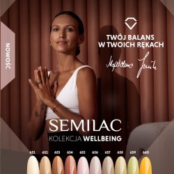Zestaw Semilac Lakier Hybrydowy Cała Kolekcja Wellbeing