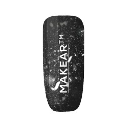 Makear Top No Wipe Z Drobinkami Folii Silver 8ml