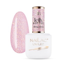 NaiLac Jelly Bottle Żel Do Paznokci Różowy Bling Diva7ml|LaDiosa.pl