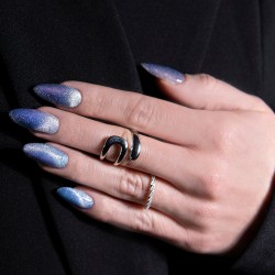 Makear Lakier Hybrydowy MCL04 Furry Blue 8ml Cat Eye
