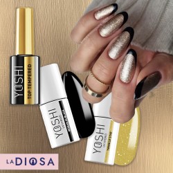 Zestaw Manicure Złoty French