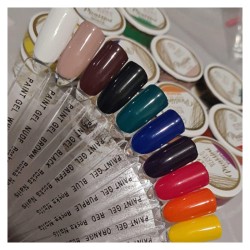 Boska Nails Żel Do Zdobień Paint Gel Picassini Czarny 5ml