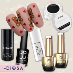 Zestaw Manicure Paznokcie Na Walentynki