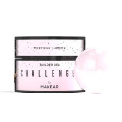 Makear Żel Budujący Challengel Milky Pink Shimmer HG12 50ml