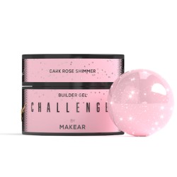 Makear Żel Budujący Challengel Dark Rose Shimmer HG15 50ml