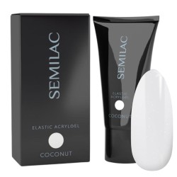 Semilac Akrylożel Elastic AcrylGel Coconut 30g