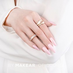 Makear Top Hybrydowy Cat Eye No Wipe Gold 8ml