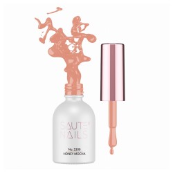 Saute Nails Lakier Hybrydowy 8ml S300 Honey Mocha