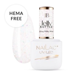 NaiLac Jelly Bottle Żel W Butelce Bling Milky Way 7ml