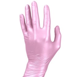 Rękawiczki Nitrylowe Perłowe Beaute Luxe Pearl 50szt. S