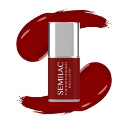 Semilac Lakier Hybrydowy One Step 3in1 S575 Dark Red 7ml