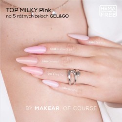 Makear Top Hybrydowy Milky Pink 8ml