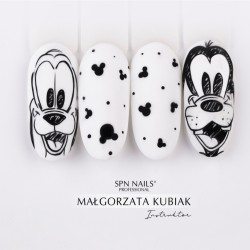 SPN Nails Żel Do Zdobień Black Devil Paint Gel Sugar Effect 5g